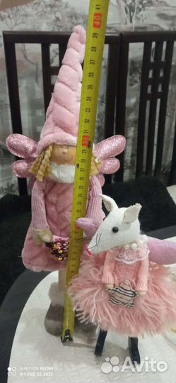 Куклы статуэтки мыщь елка интерьер