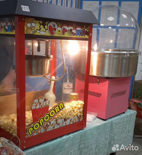 Попкорн и сладкая вата