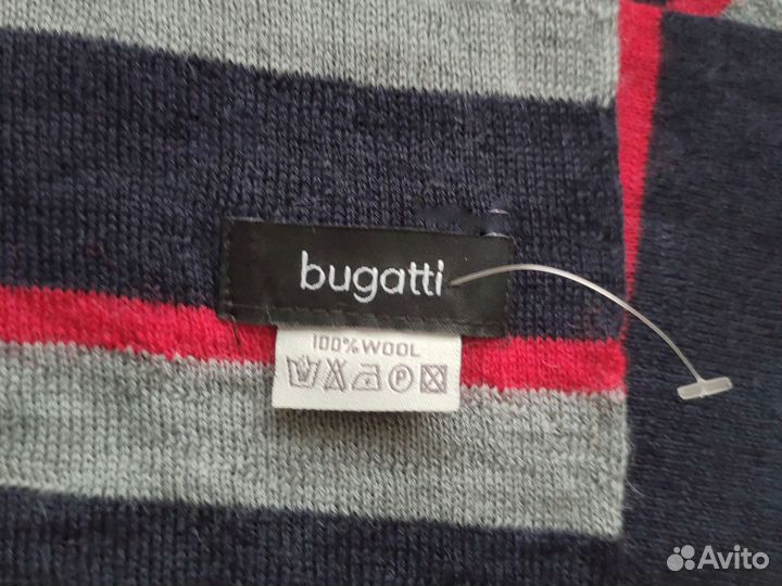 Шарф шерстяной новый Bugatti