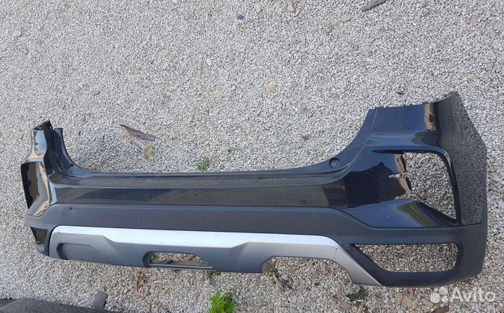 Бампер Kia Rio 2020- 4 X-line задний c юбкой