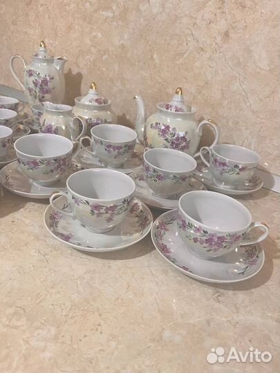 Чайно столовый сервиз на 6 персон