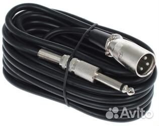Кабель аудио Dexp Jack 6,3мм (M) -XLR (M) 5,0м