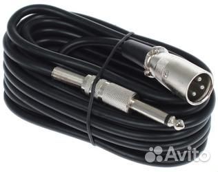Кабель аудио Dexp Jack 6,3мм (M) -XLR (M) 5,0м