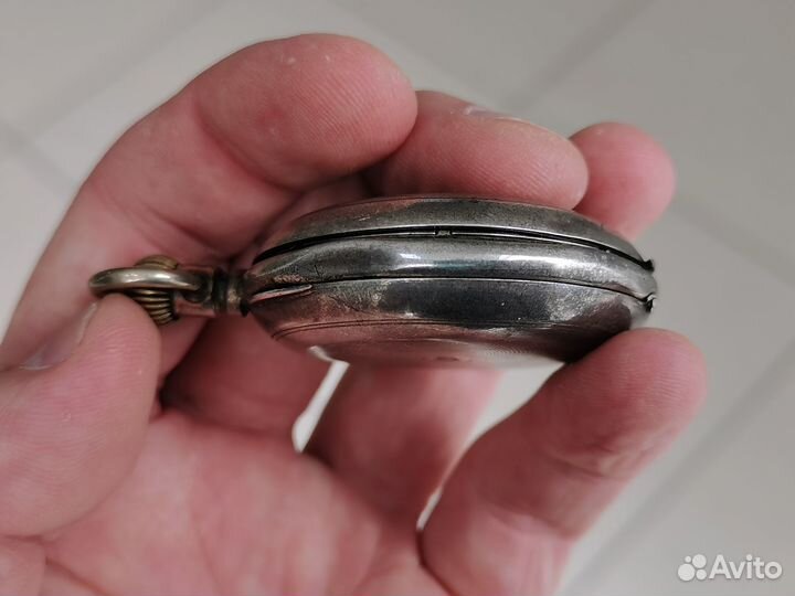 Часы карманные 19 век Spiral Breguet серебро 800