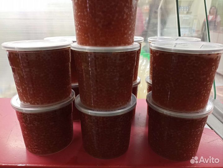 Красная икра горбуши