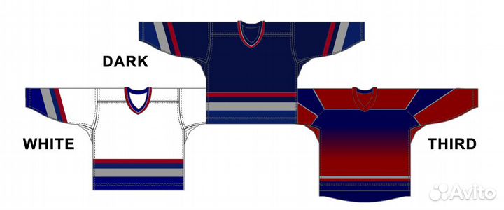 Хоккейная майка джерси Vancouver Canucks р. XXL