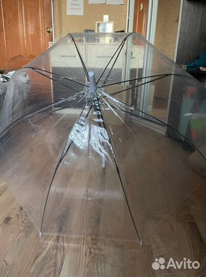 Прозрачный зонт
