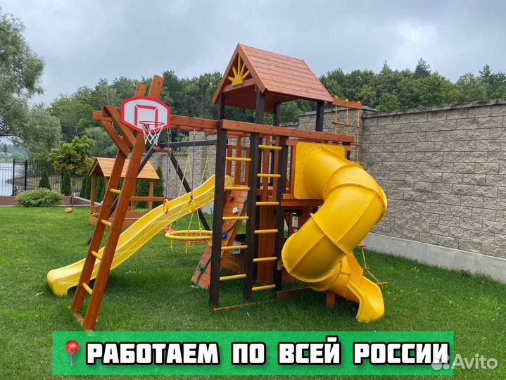 Детская площадка на дачу для всей семьи