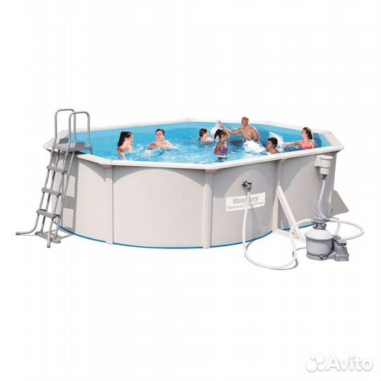 56586 bestwayСтальной бассейн 500х360х120см