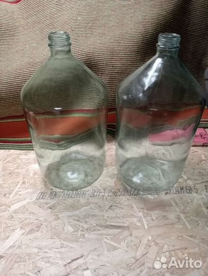 Бутылка стеклянная 20 литров