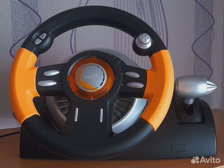 Руль с педалями Genius speed wheel 3 MT