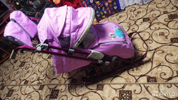 Коляска санки