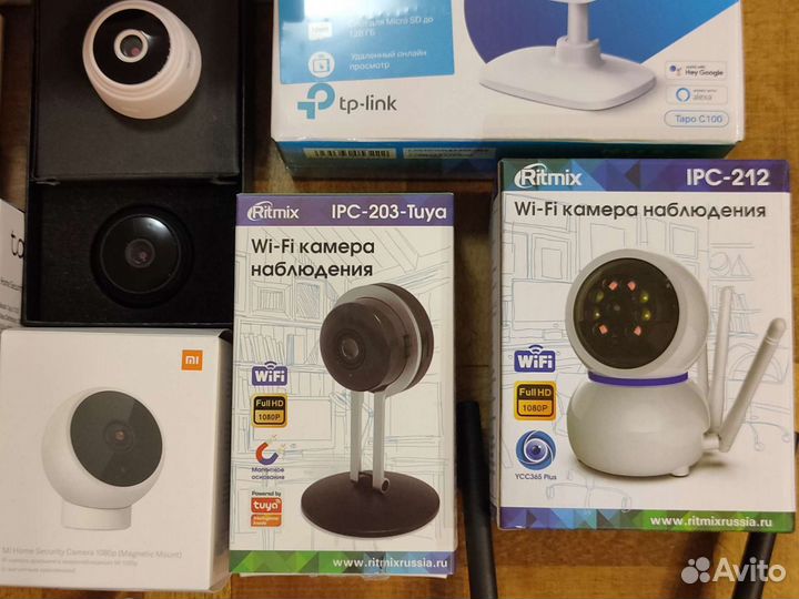 IP Wi-Fi видео smart камеры наблюдения