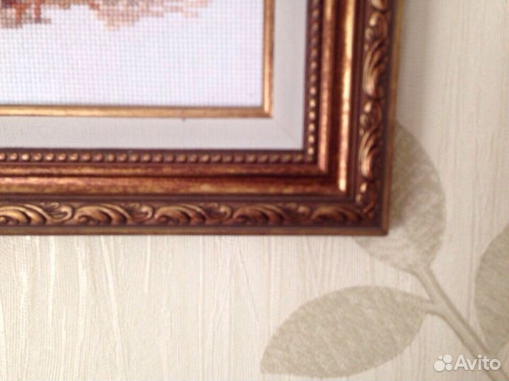 Картина вышитая крестиком 