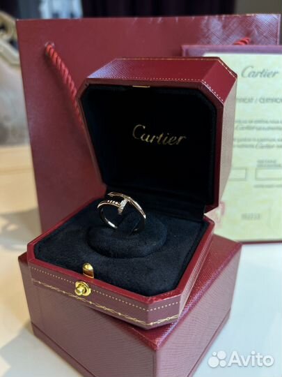 Кольцо cartier juste un clou