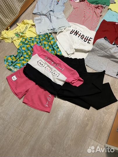 Вещи пакетом на девочку 9-10 лет