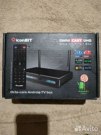 Тв приставка Iconbit omnicast uhd мини пк