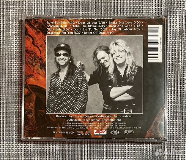 Motorhead - Snake Bite Love CD Germany