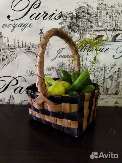 Плетёное лукошко