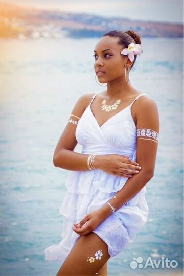 Серебряные и Золотые, белые и цветные тату