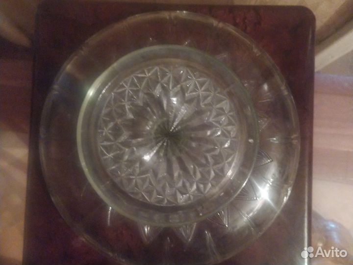 Ваза для фруктов на ножке СССР