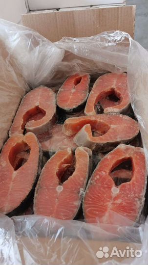 Стейки рыбы свежемороженые