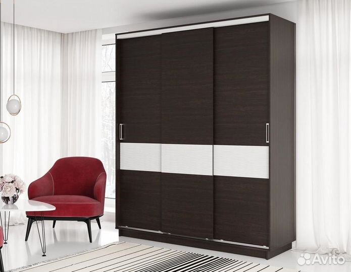 Шкаф-купе Симпл 3-дверный