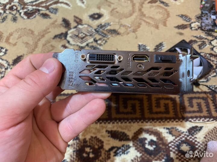 Видеокарта GTX 1050 TI 4gb MSI