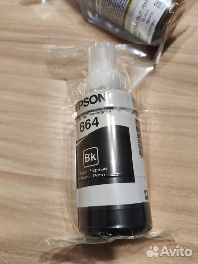 Чернила оригинальные Epson серии Т672/Т664, набор