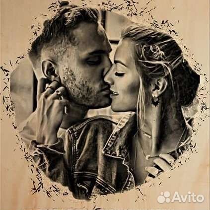 Потрет в Стиле Love is (подарок на 14 февраля)