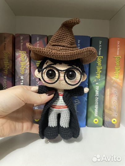 Гарри Поттер вязаная игрушка амигуруми
