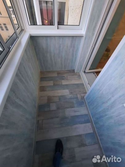 Пластиковый балкон с установкой