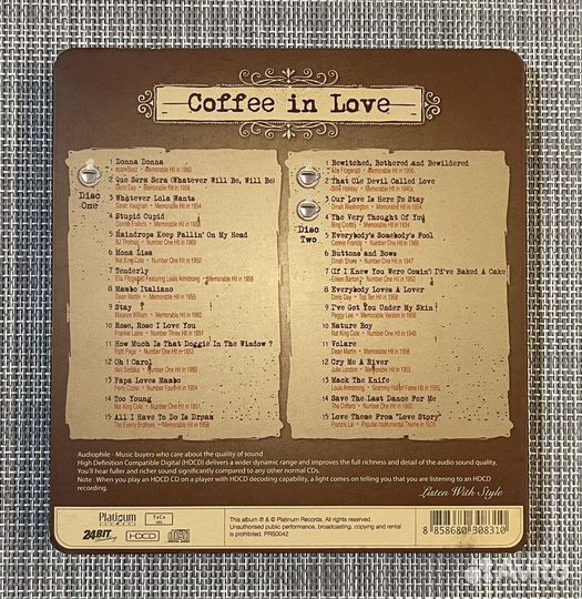 Сборник /Coffee In Love/ 2CD HD 24Bit/192kHz