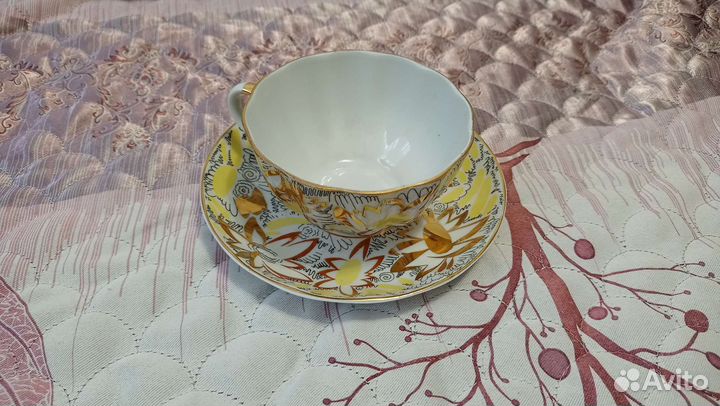 Чашка с блюдцем лфз СССР