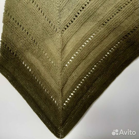 Косынка бактус 100х165х100 связанный вручную