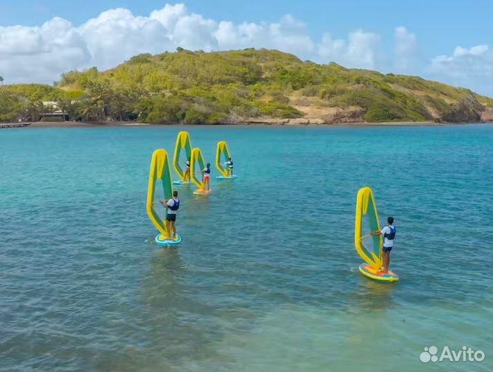 Парус надувной для виндсерфинга, сапа, sup, лодки