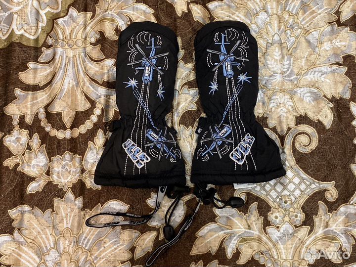 Варежки пуховые детские