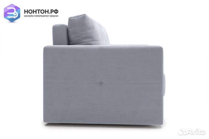 Диван шагающая еврокнижка Вита серый