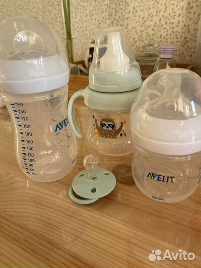 Бутылочки avent, pigeon