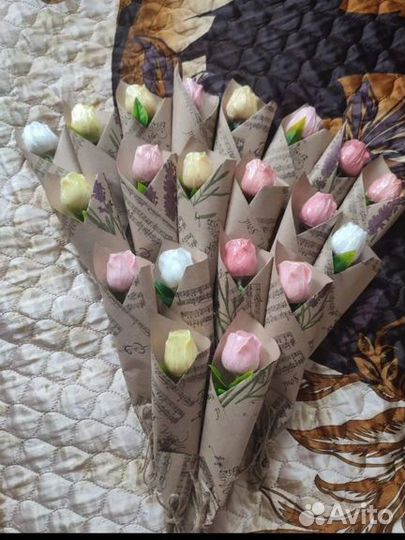 Мыльные букеты