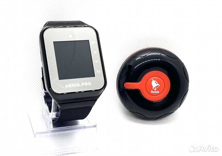 Кнопка вызова официанта персонала Классик и часы