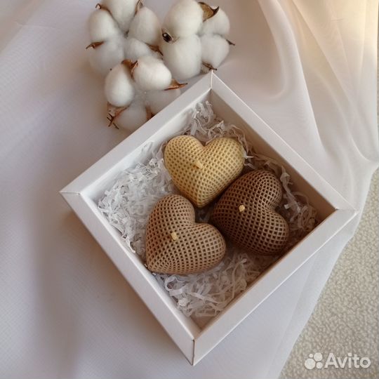 Свеча сердце подарочный набор