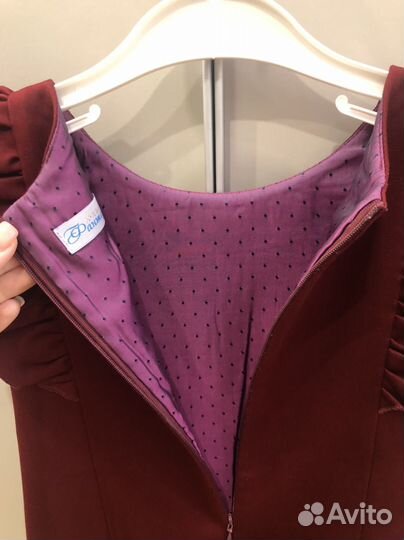 Школьная форма платье бордовое 122 р