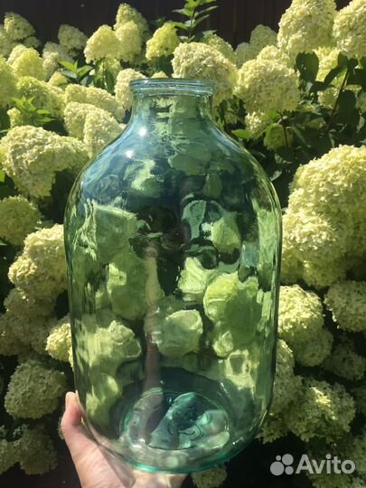 Стеклянная бутыль 10 литров