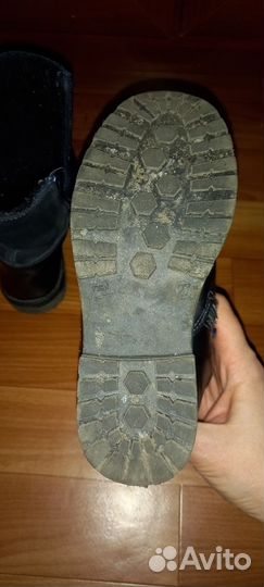 Сапоги демисезонные кожа 27