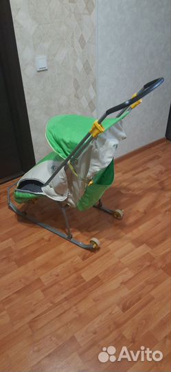 Детские санки коляска