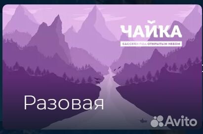 Пригласительные билеты в бассейн Чайка 2 шт