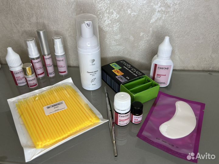 Полный набор для ламинирования ресниц