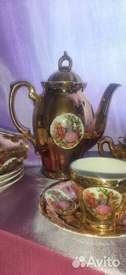 Сервиз кофейный позолоченный (Иран 1968г)