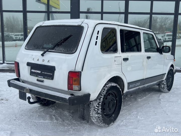 LADA 4x4 (Нива) 1.7 МТ, 2016, 268 546 км